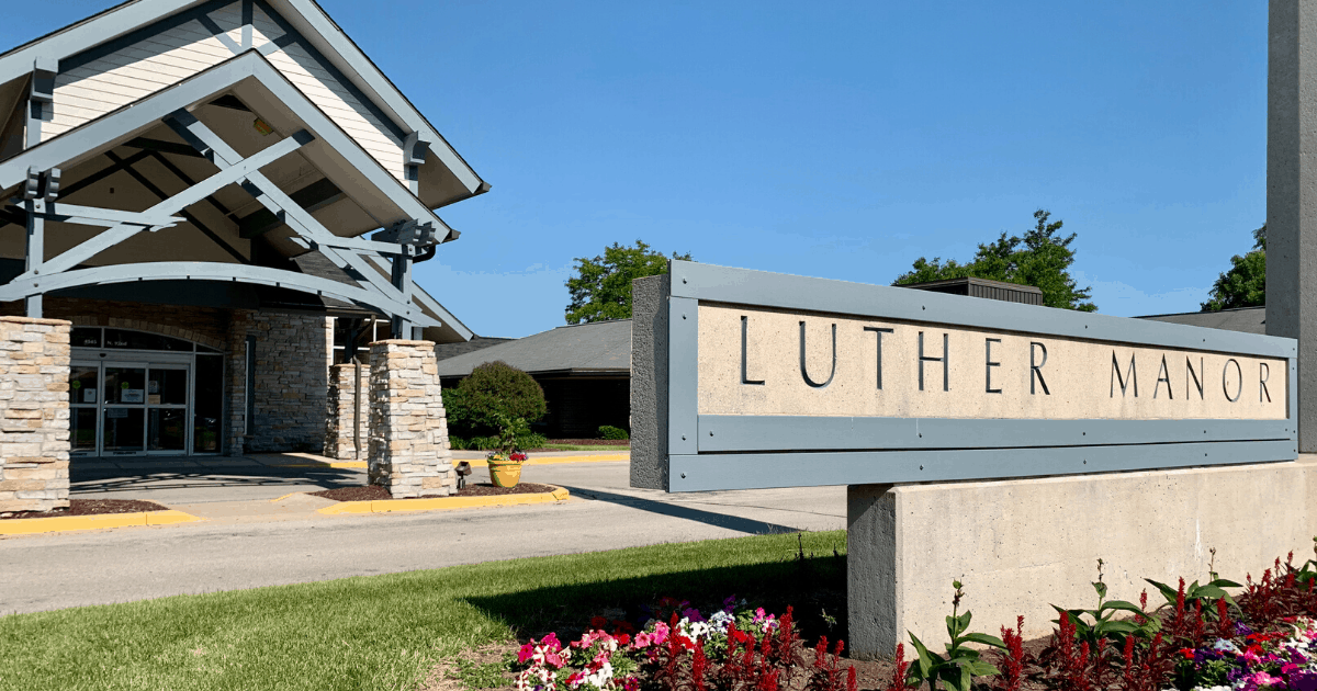 Outside View of Luther Manor